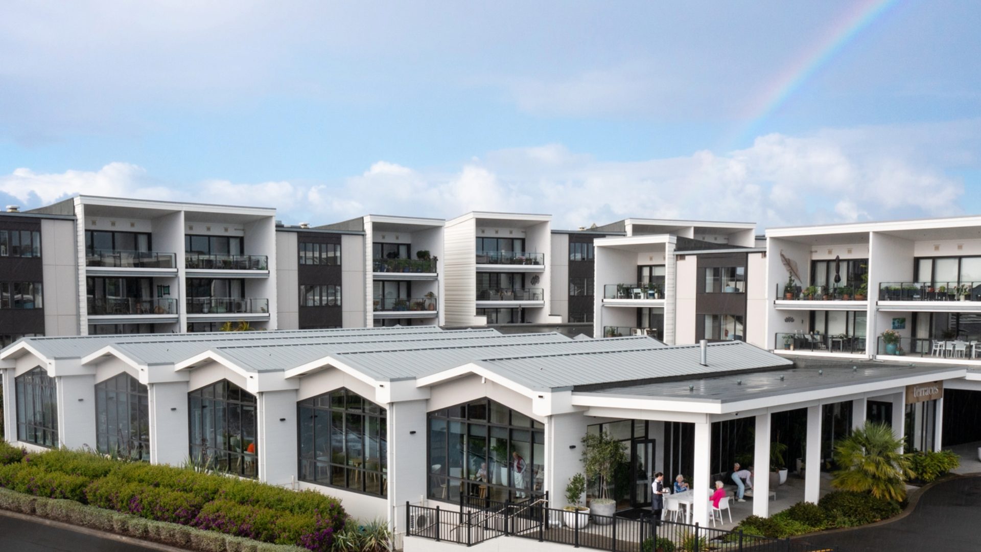 St Andrew's Village gardens and buildings in Glendowie